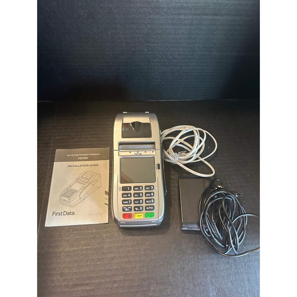 First Data FD150 Credit Card Terminal Dial/IP
